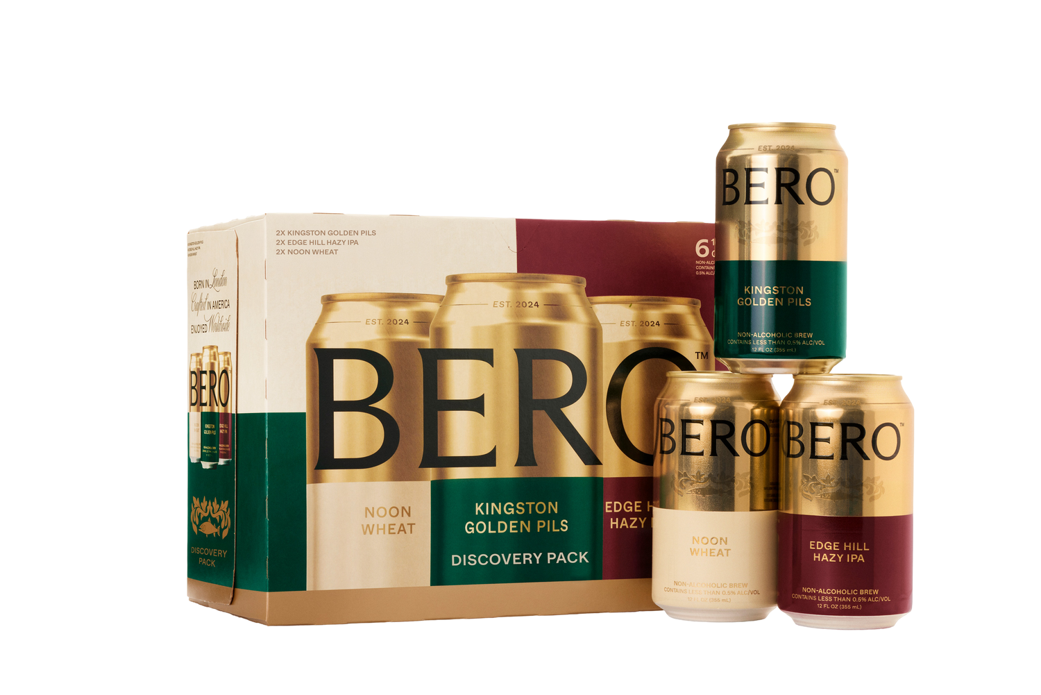 6-can discovery pack carton with cans