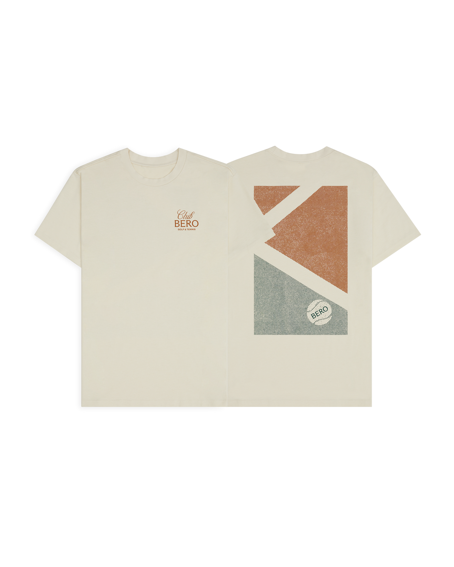Front and back of Club BERO tee