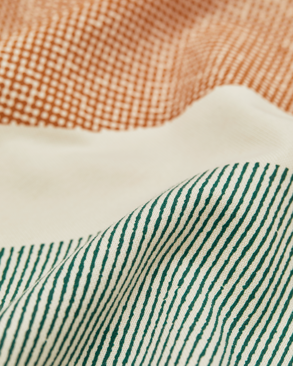 Closeup of tee fabric