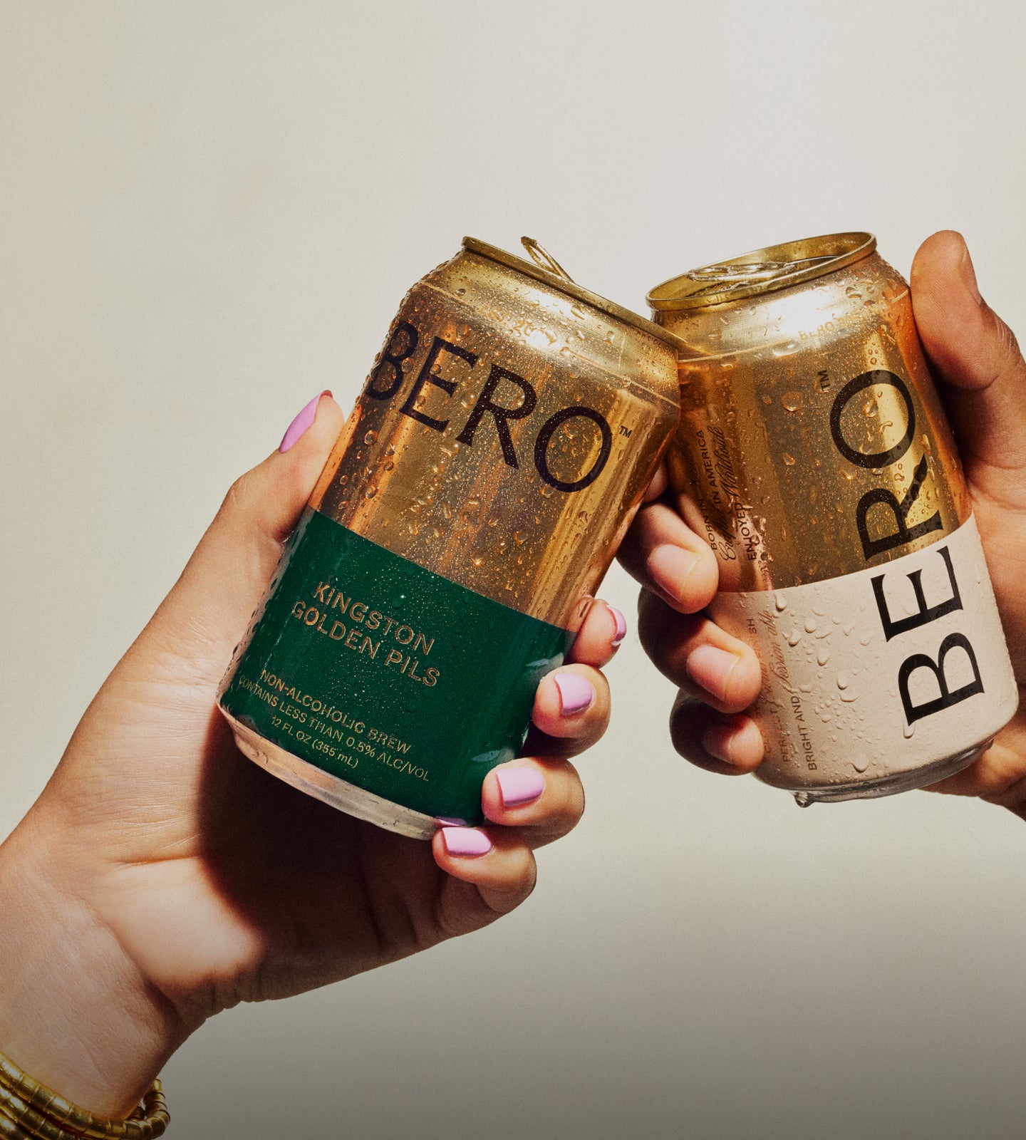 Cans of Pils and Wheat