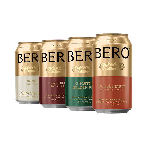 BERO cans lined up