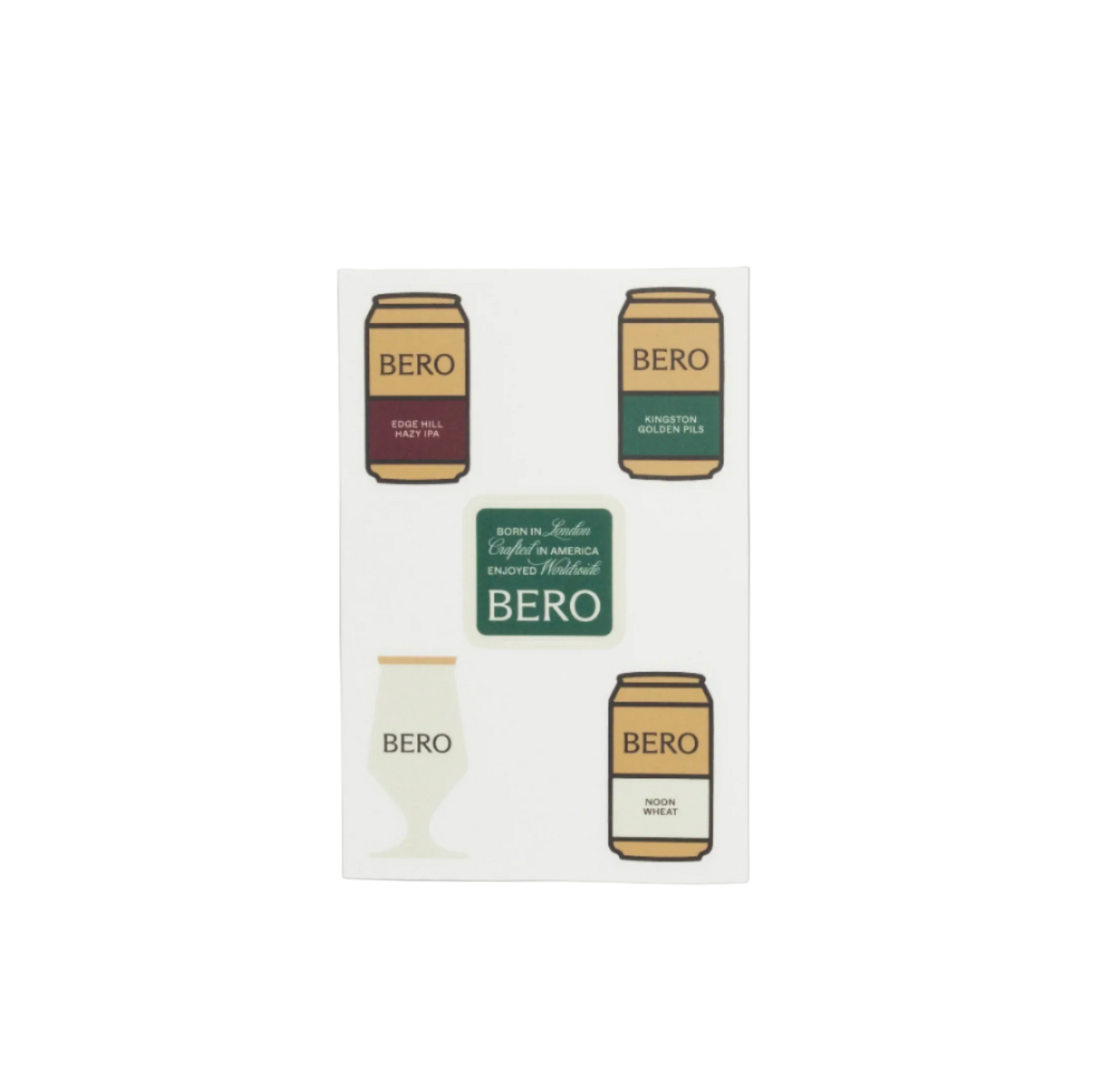 BERO sheet 5 stickers