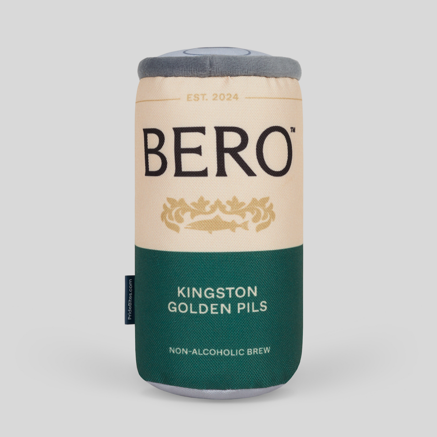 Front of BERO Kingston Golden Pils plush dog toy
