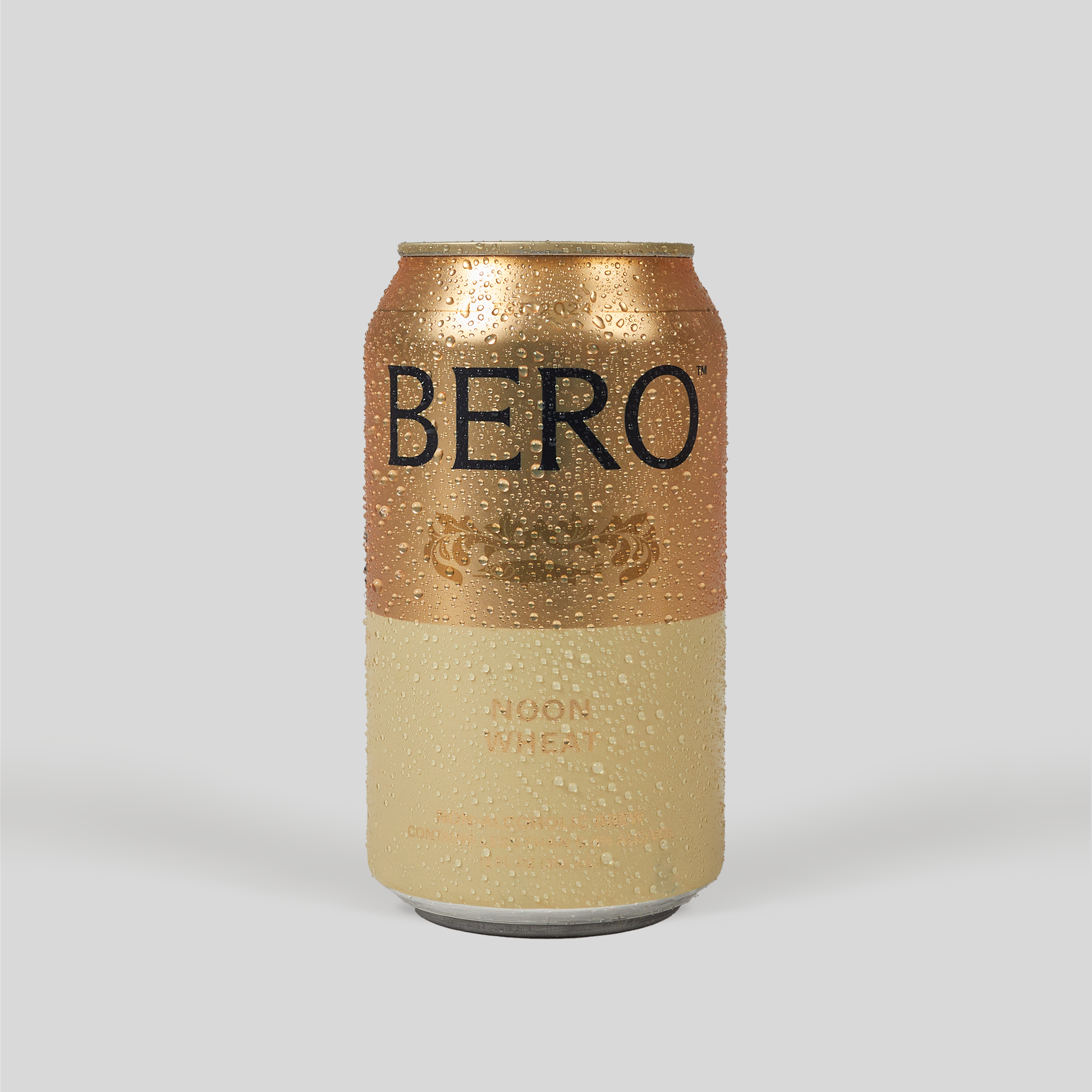Noon Wheat can with condensation