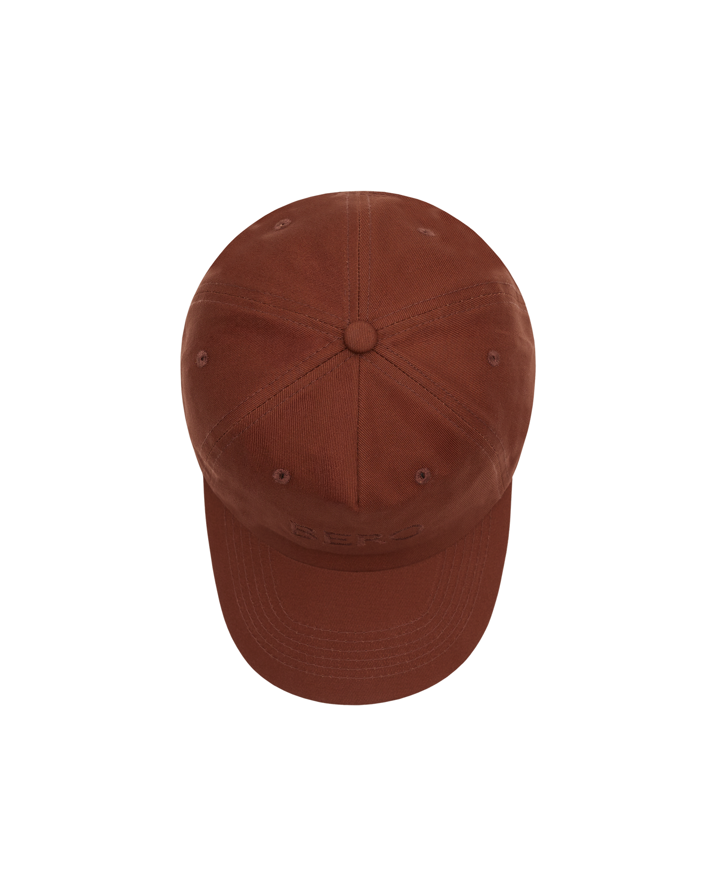 Brown dad cap top