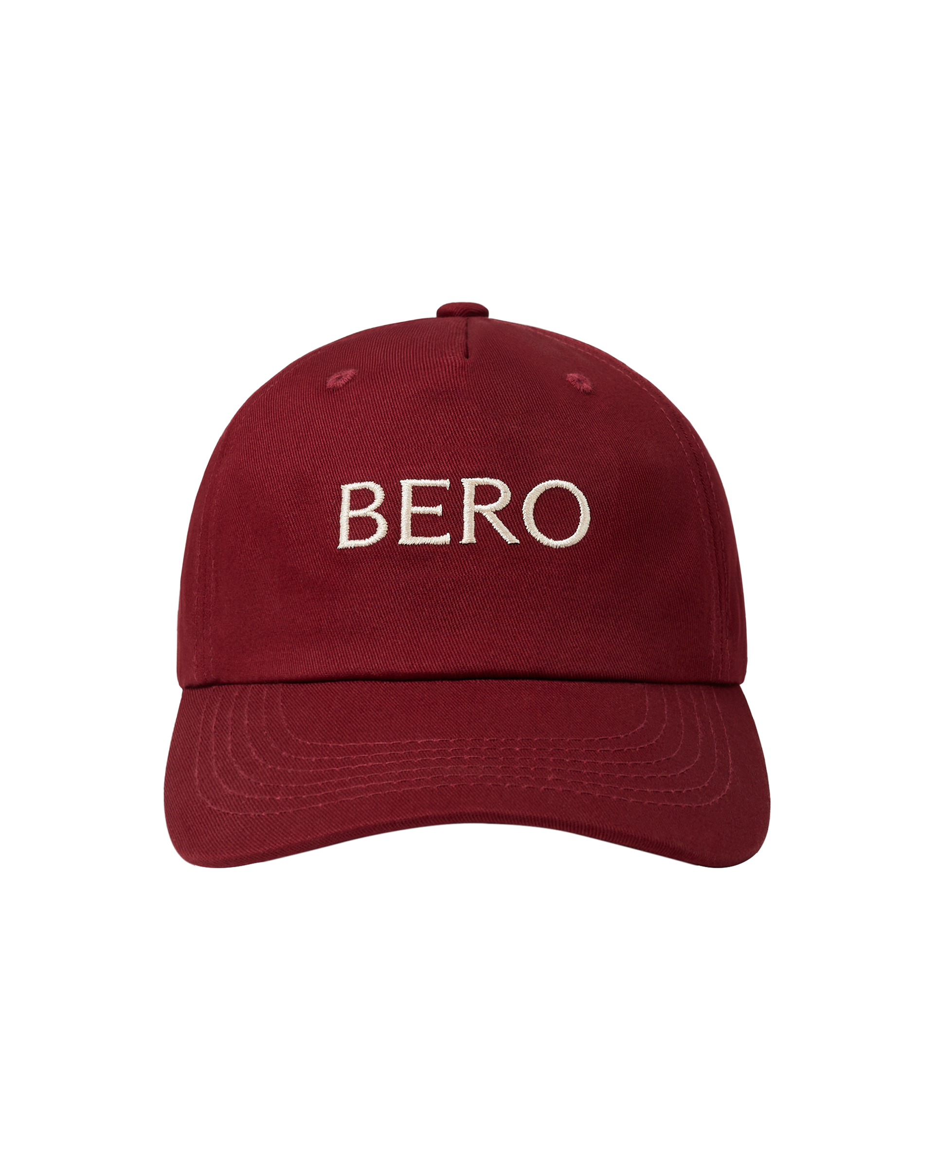 Maroon baseball cap front