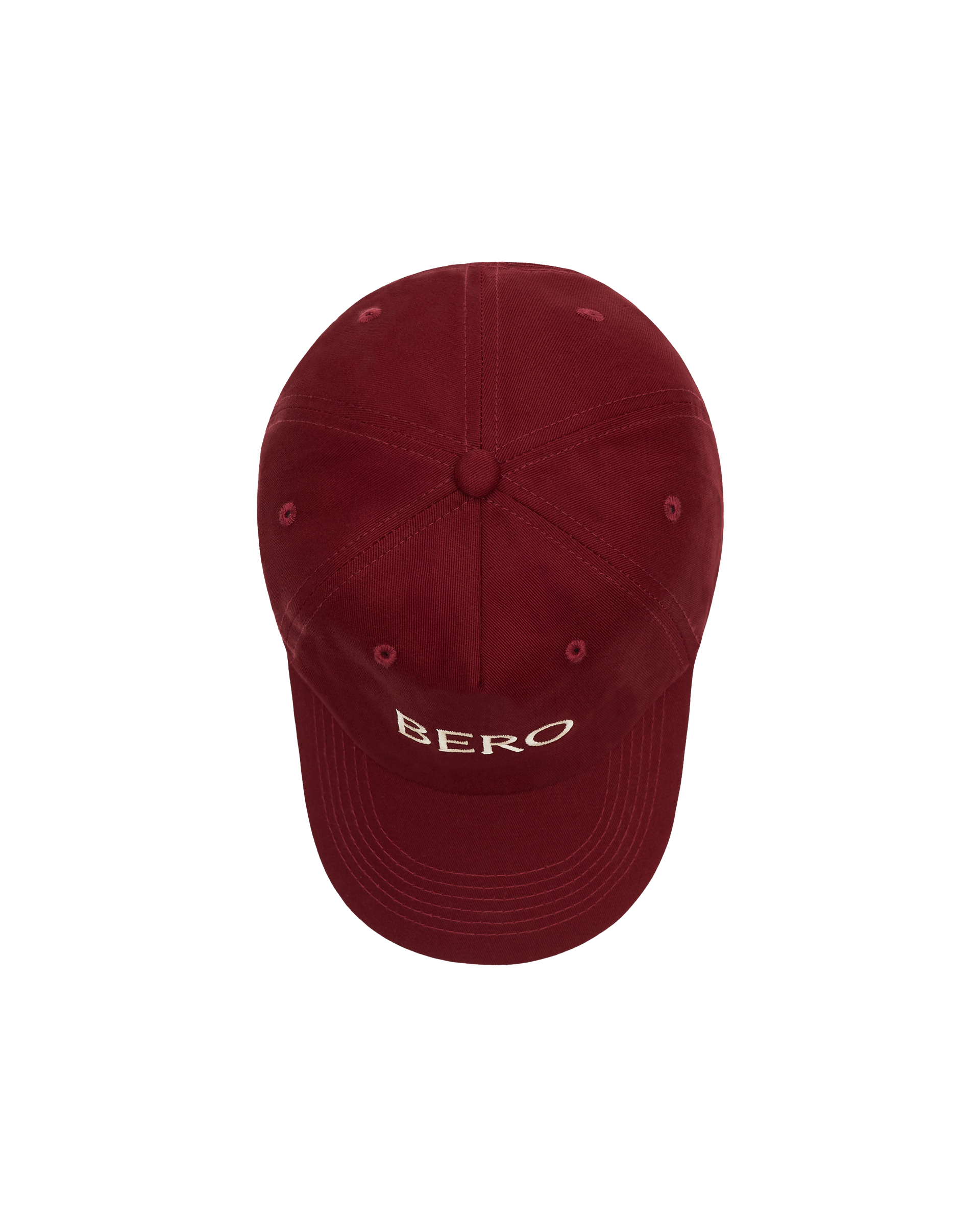 Maroon baseball cap top