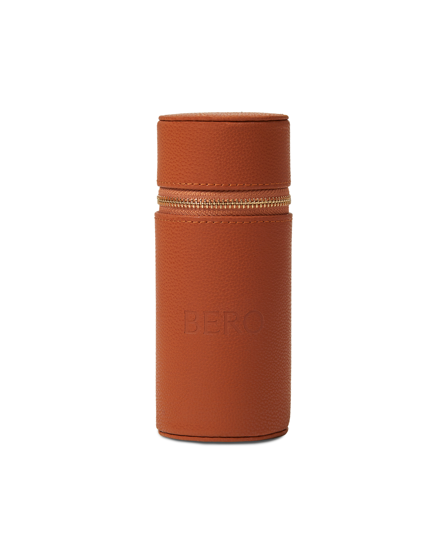 Leather golf ball holder
