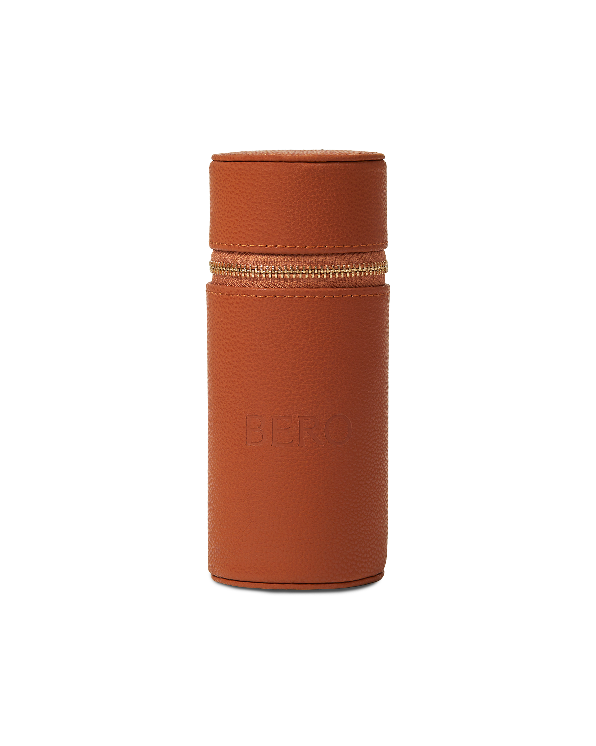Leather golf ball holder