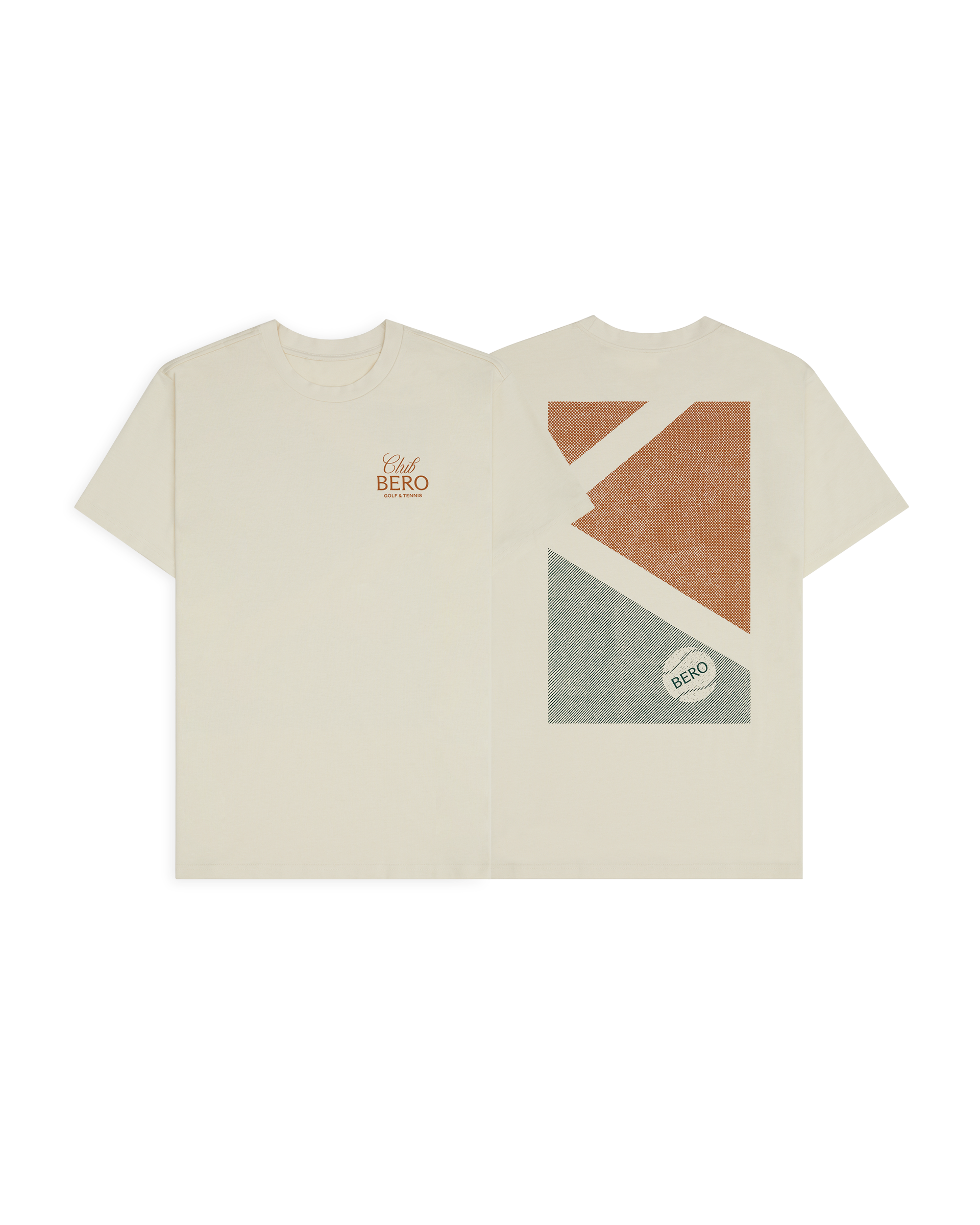 Front and back of Club BERO tee