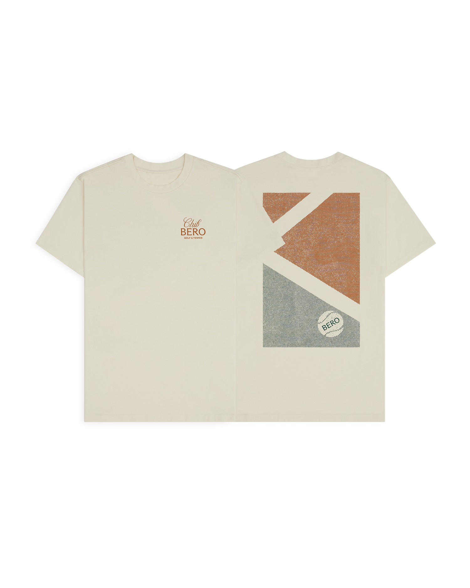 Front and back of Club BERO tee