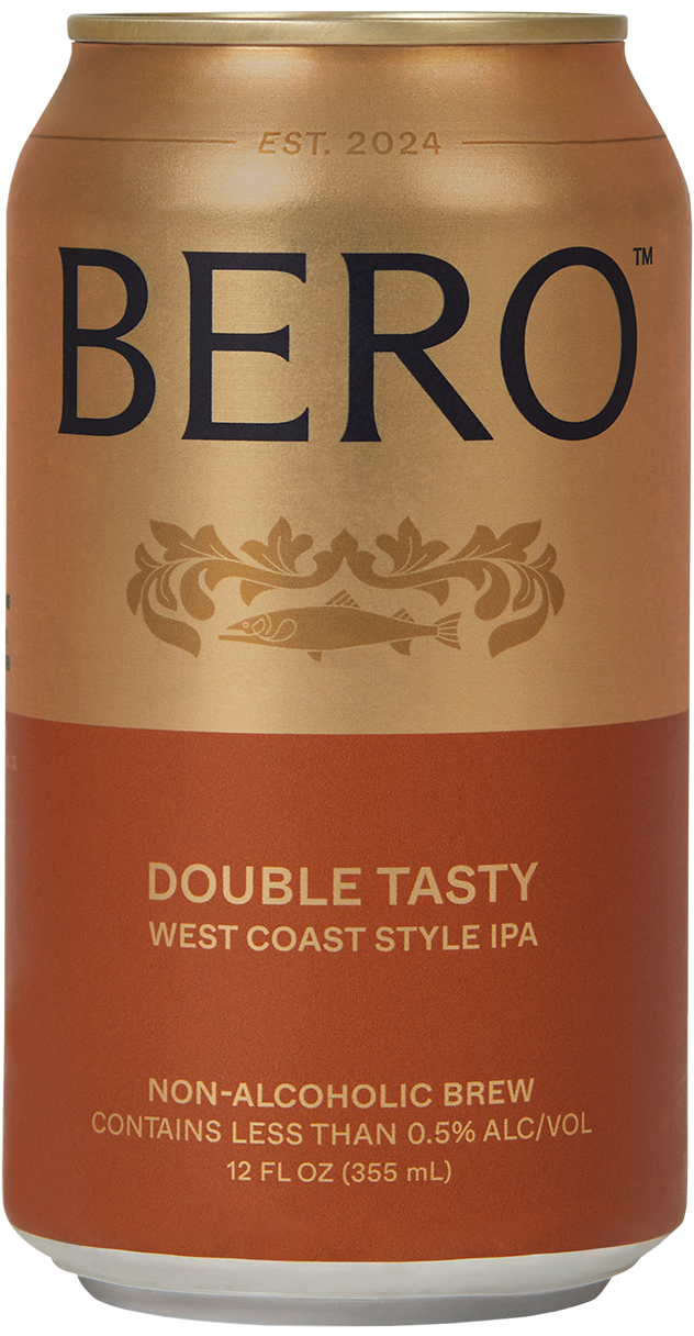 Front of BERO Double Tasty can