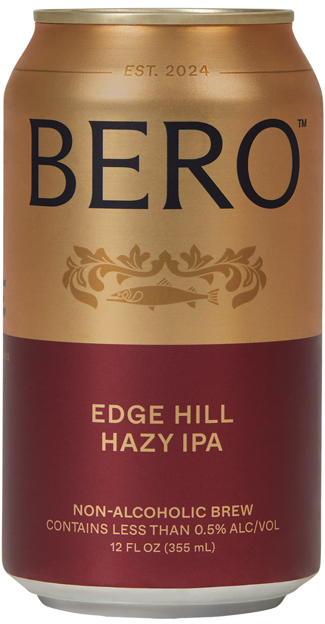 Front of BERO Edge Hill Hazy IPA can