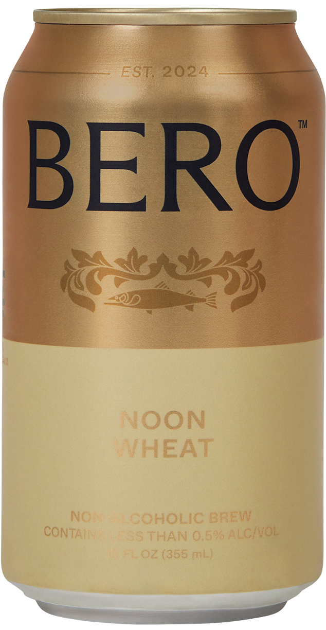 Front of BERO Noon Wheat can