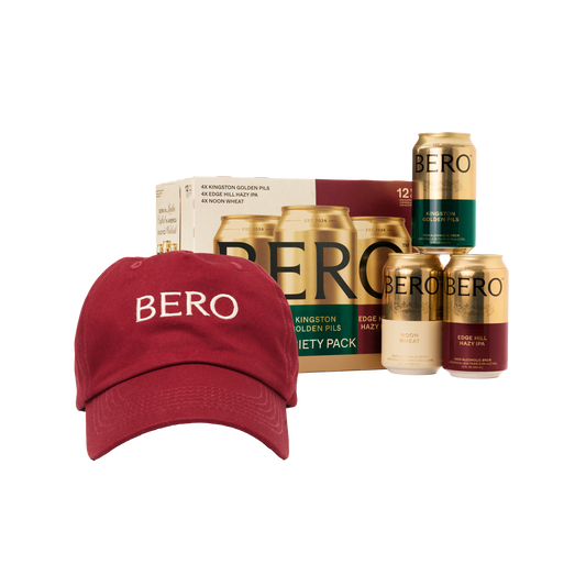 BERO baseball cap and variety pack