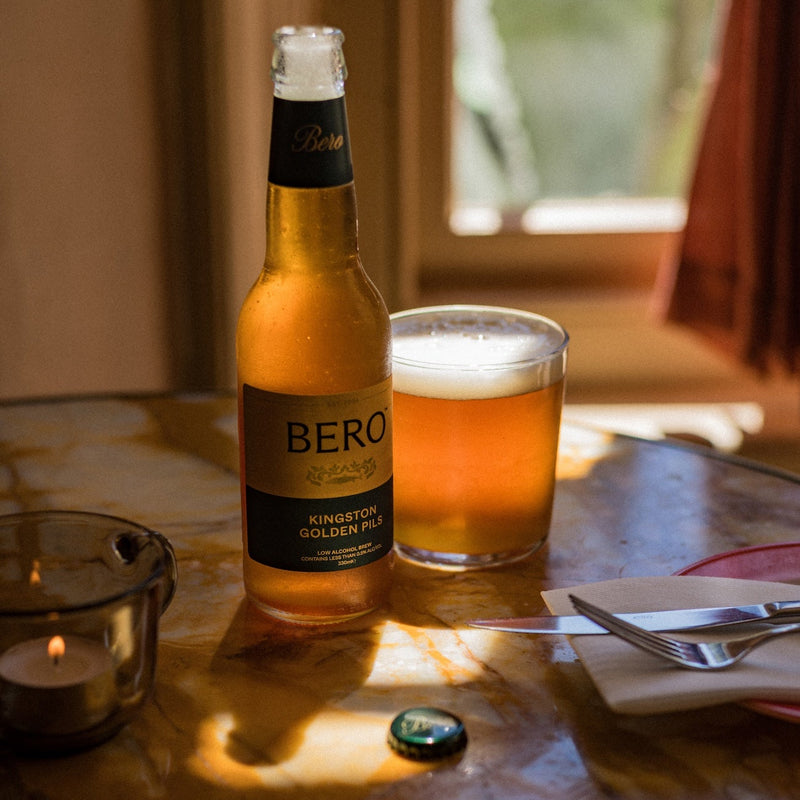 Kingston Golden Pils Glass Bottle