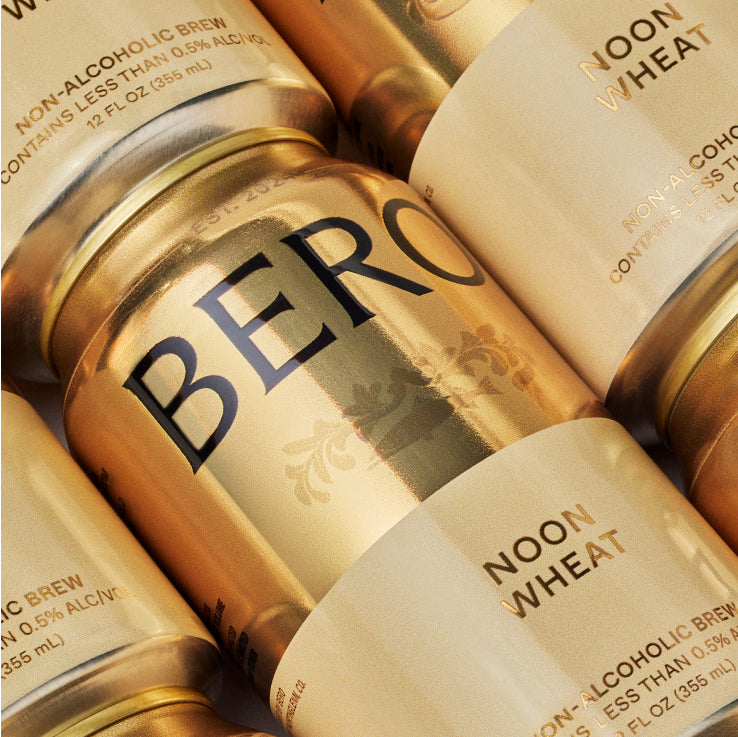 Noon Wheat cans lined up