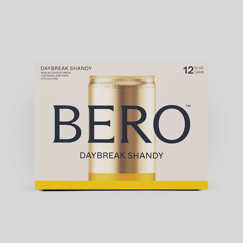 BERO Daybreak Shandy box against white background