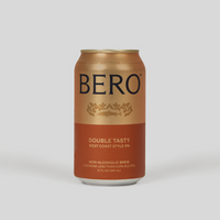 Gold and orange can of BERO Double Tasty West Coast Style IPA