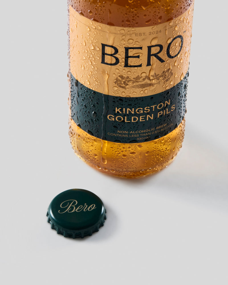 Kingston Golden Pils Glass Bottle