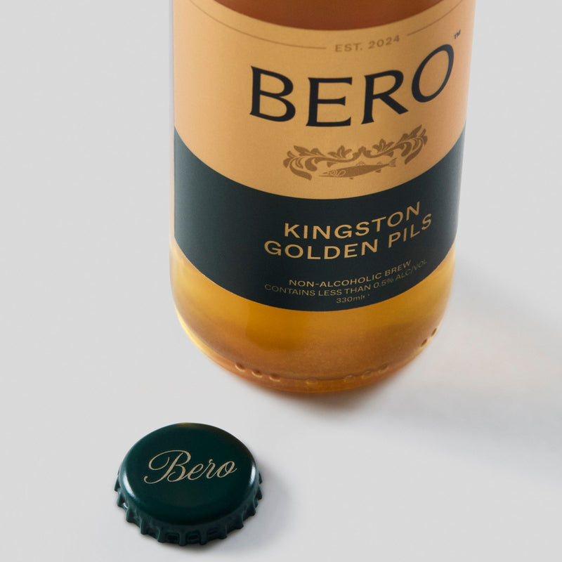 Kingston Golden Pils Glass Bottle
