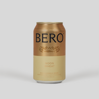 Gold and cream can of BERO Noon Wheat