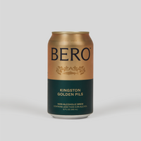 Gold and green can of BERO Kingston Golden Pils 