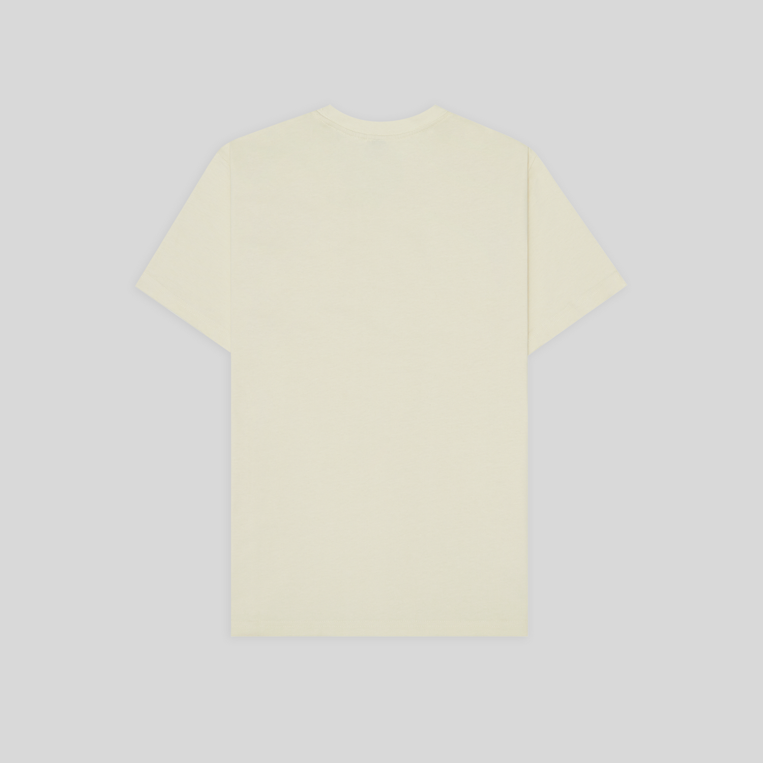 Back of cream BERO t-shirt